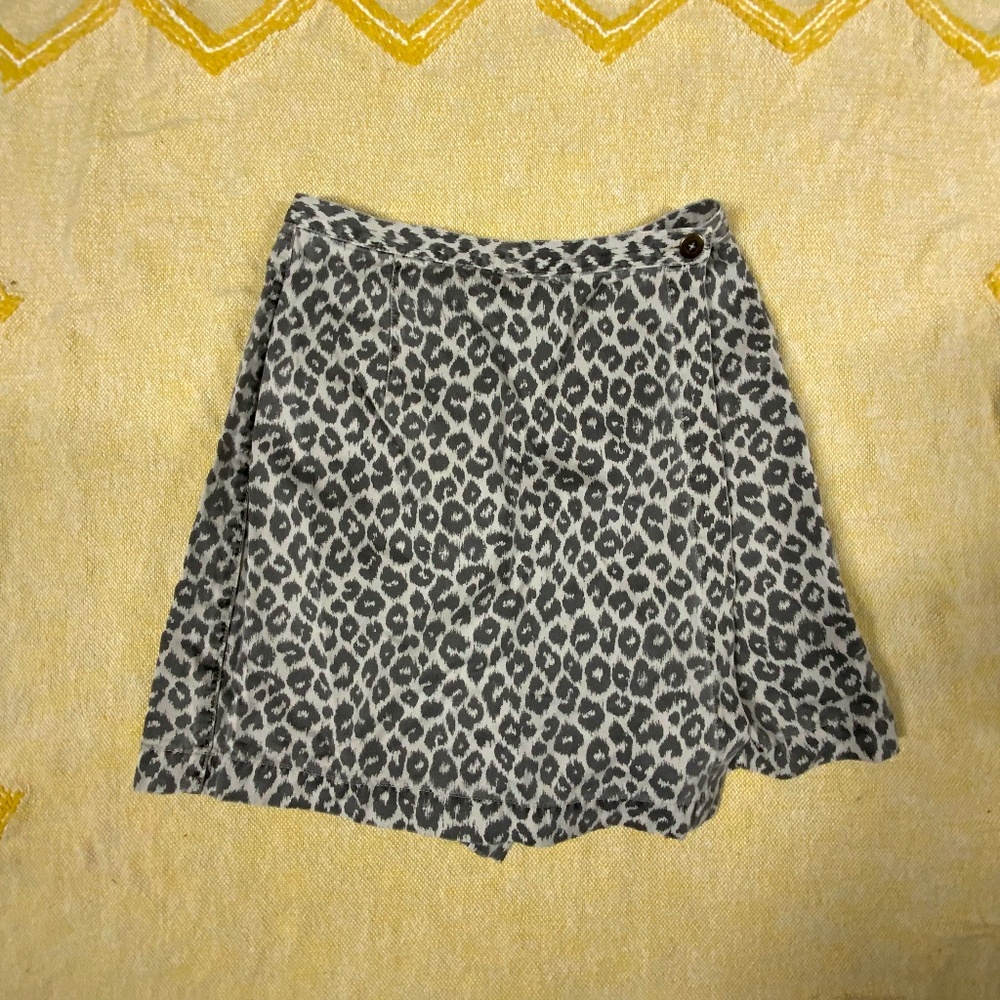 Vintage Liz Claiborne Leopard Print Skort SIZE 8